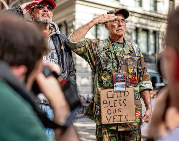 Veteran Saluting