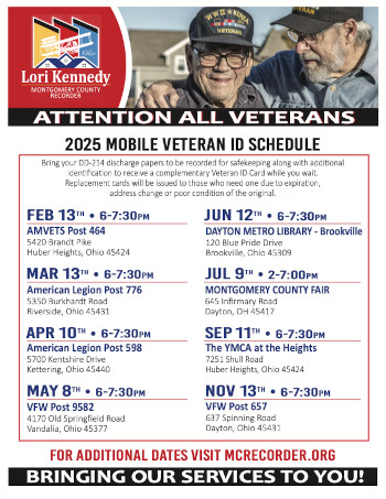 2025 Mobile Vet ID Calendar